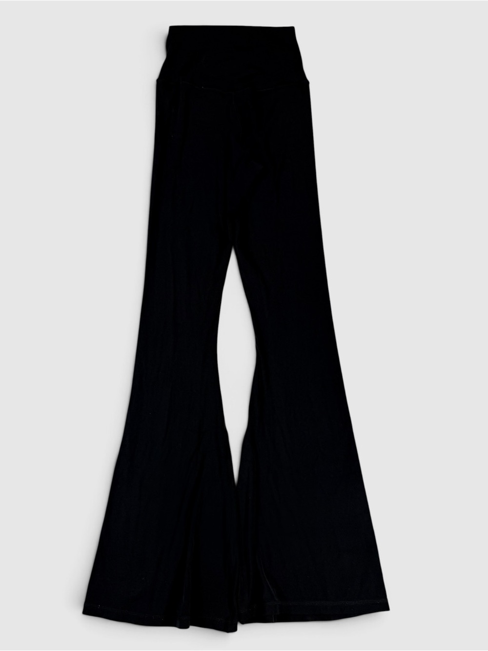 Aerie OFFLINE Real Me High Rise Crossover Flare Leggings Black S 32”